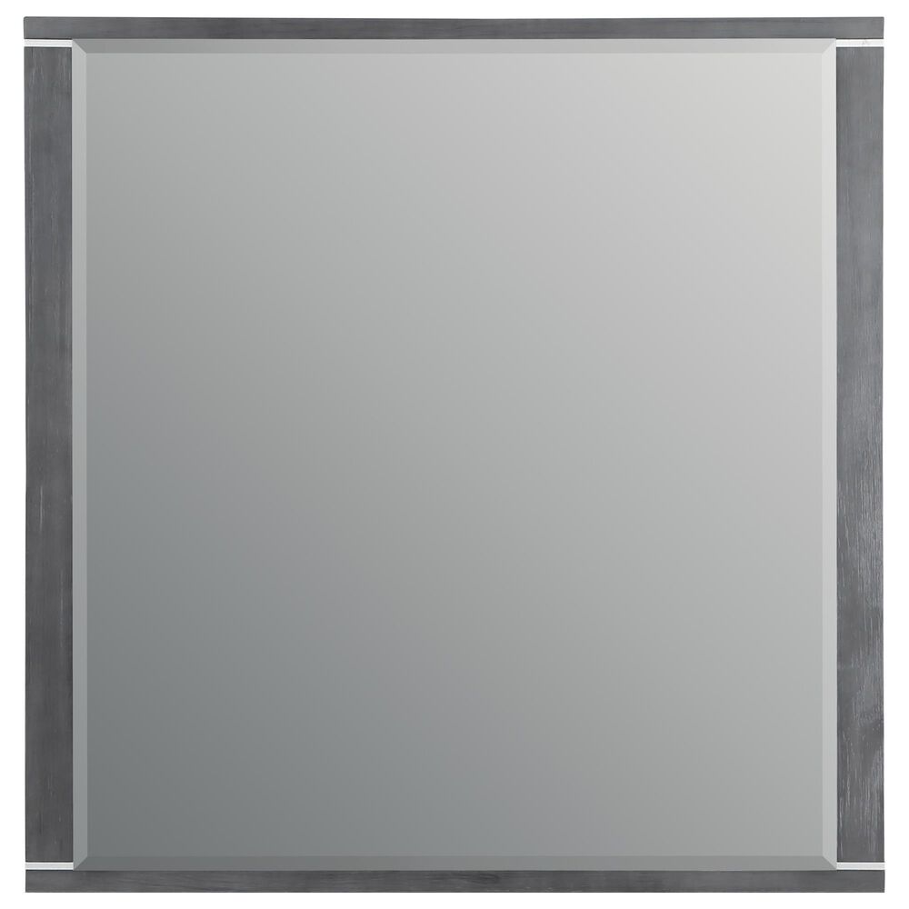 New Heritage Design Odessa Dresser Mirror in Charcoal Gray, , large