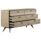 Blue River Baly 4-Piece Queen Platform Bed Set in Gray Sandblast Summer, , large