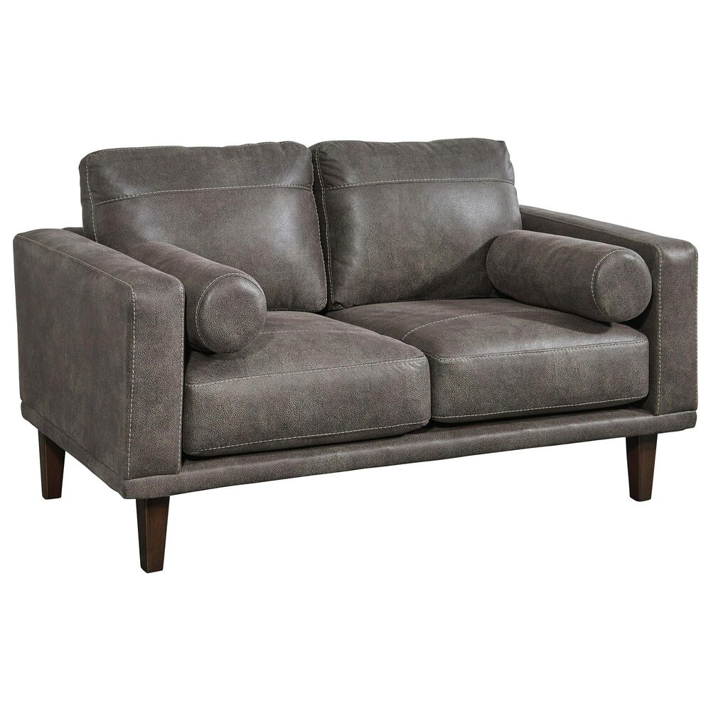 Signature Design by Ashley Arroyo Loveseat in Smoke, , large