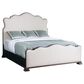 Hooker Furniture Charleston 5-Piece King Upholstered Bedroom Set in Black Cherry, , large