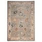 RIZZY Hallmark Gray 10" x 14" Area Rug, , large