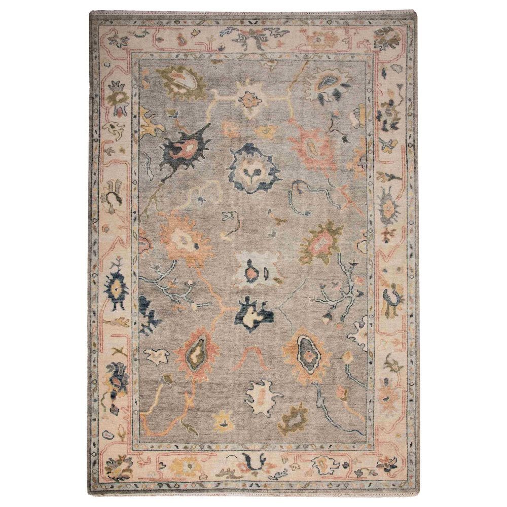 RIZZY Hallmark Gray 10" x 14" Area Rug, , large
