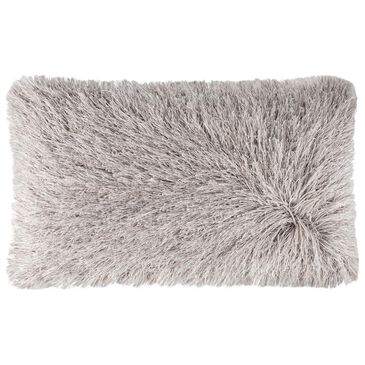 Safavieh Shag 14"x24" Pillow in Metallic Silver, , large