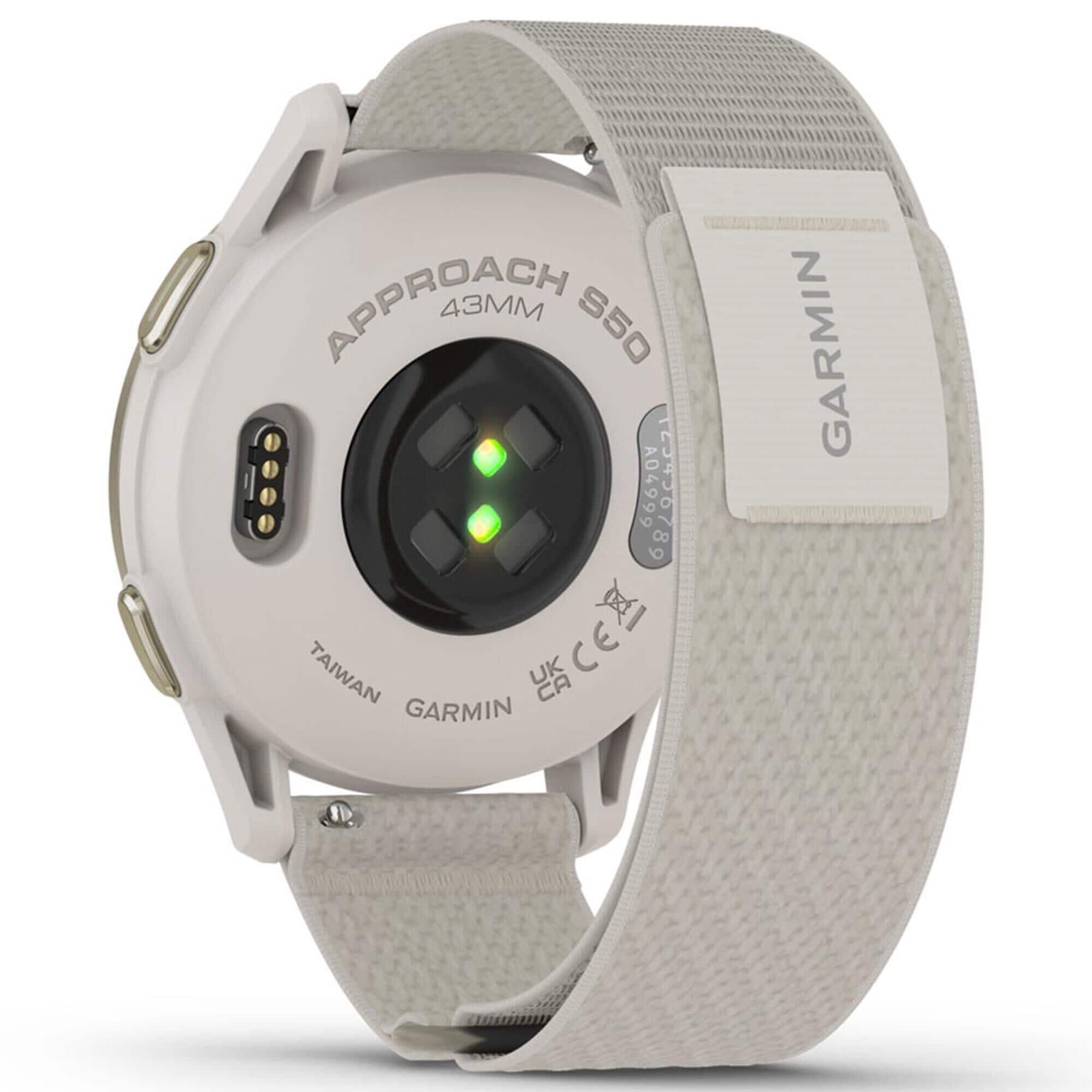 Garmin Approach S50 43mm Golf and Fitness Smartwatch Cream Gold