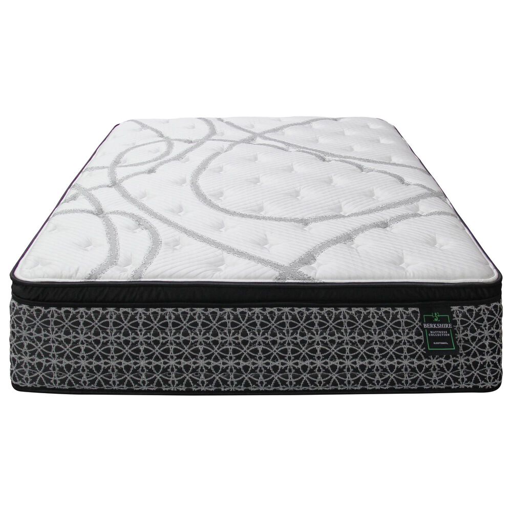 Sleeptronic Berkshire Warren Euro Pillow Top Medium Queen Mattress, , large