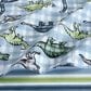 BCP Home Everyday Imagination 4-Piece Twin Sheet Set in Dino Check, , large