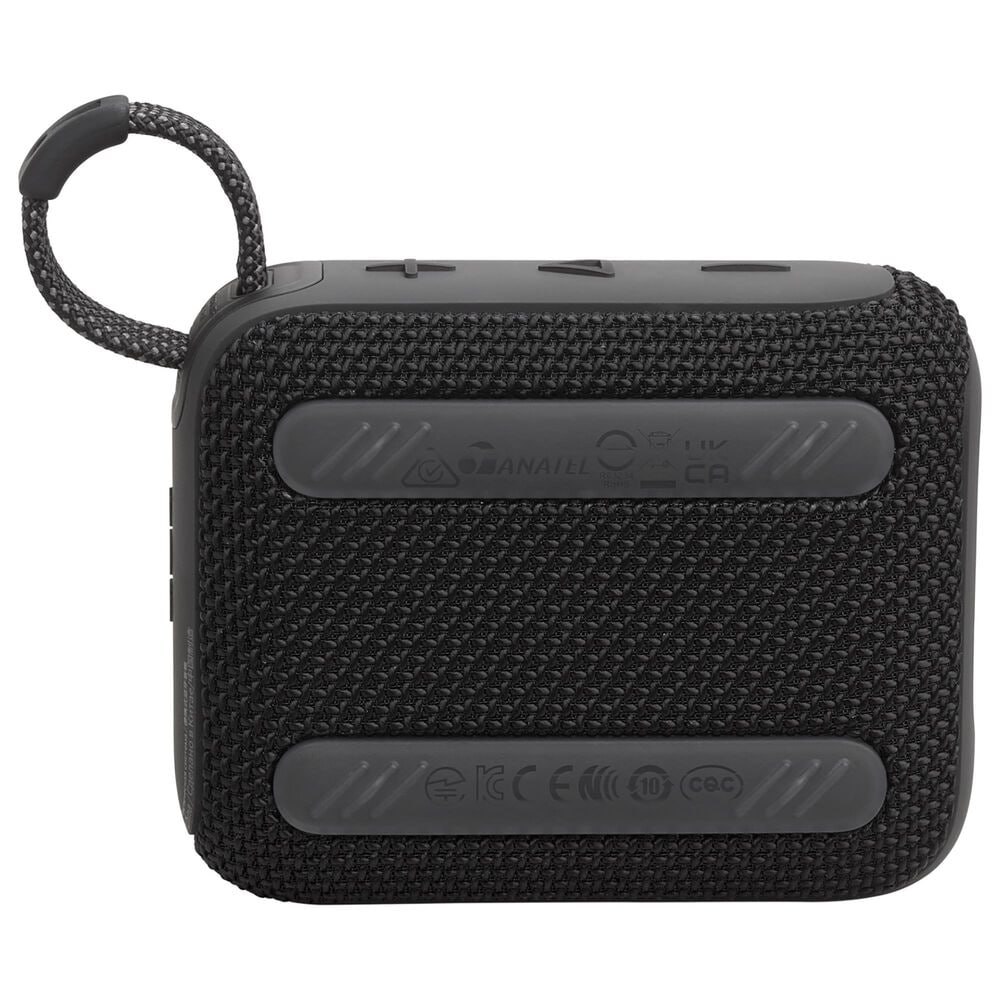 JBL Go 4 Portable Waterproof Bluetooth Speaker in Black, , large