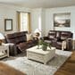 Ashley Gravier Power Reclining Loveseat with Console and Adjustable Headrest in Cordova, , large