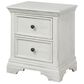 Eastern Shore Olivia 2 Drawer Nightstand in Brushed White, , large