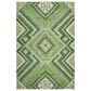 Dalyn Rug Company Portico PO5 Green 10" x 14" Area Rug, , large