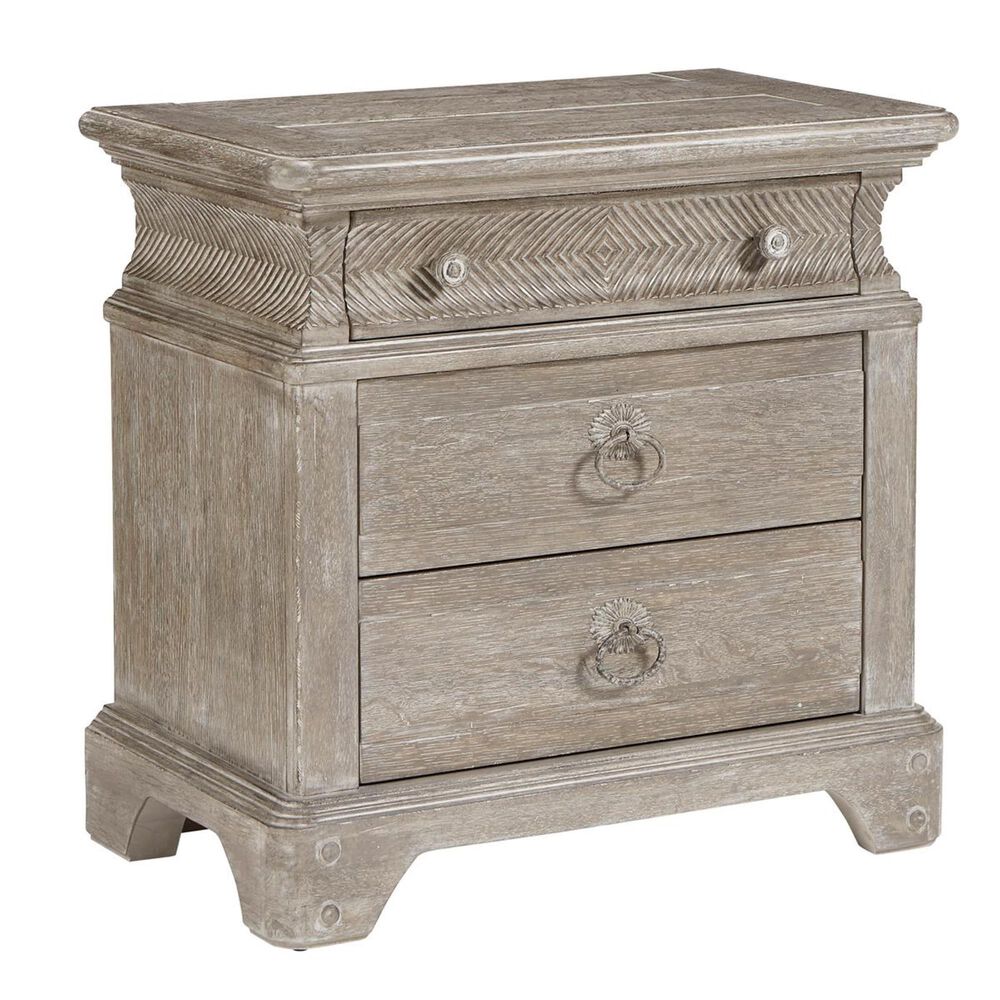 Vantage Summer Creek Bedside Chest in Scrubbed Oak, , large