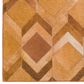 Dalyn Rug Company Durango Chevron 2"3" x 10" Spice Indoor/Outdoor Runner, , large