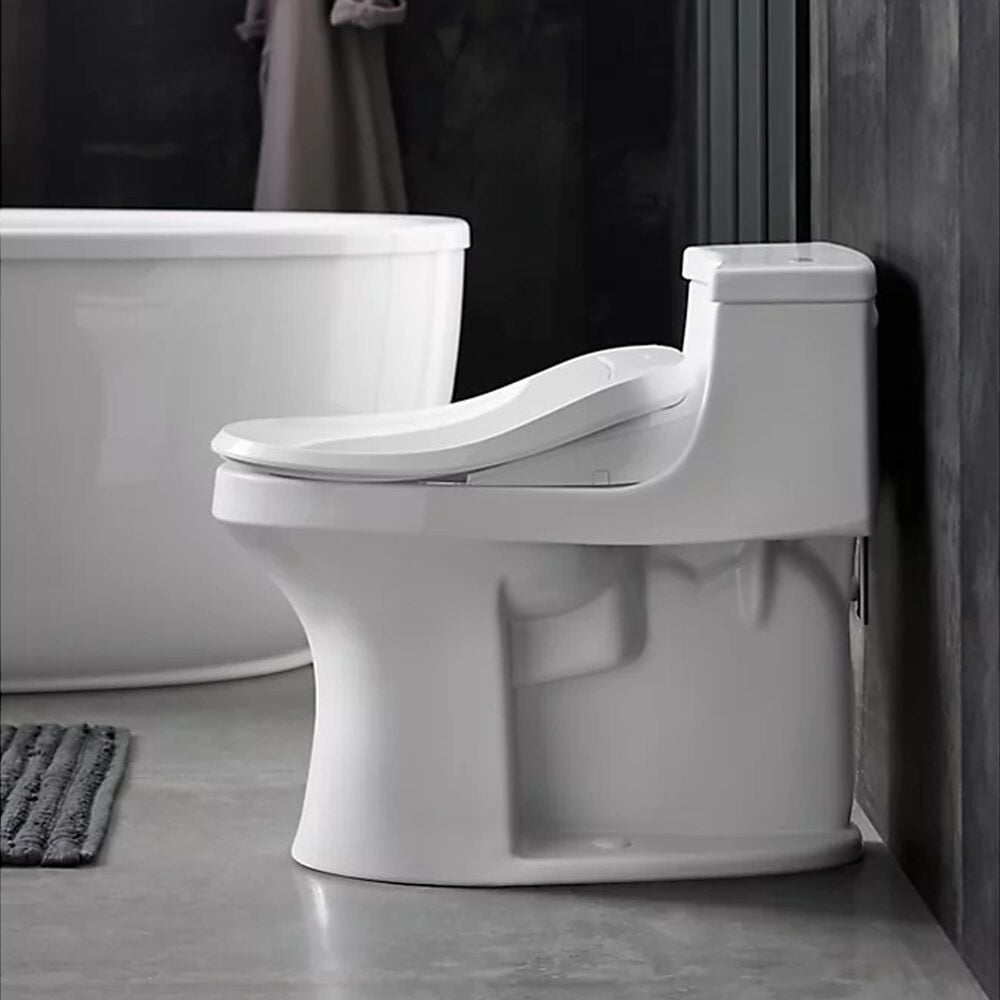 Kohler PureWash E525 Elongated Bidet Toilet Seat in White, , large
