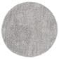 Safavieh Venus Shag 6"7" Round Grey Area Rug, , large