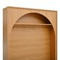 HOMLUX 4-Hook Hall Tree with Entryway Storage Bench in Natural, , large