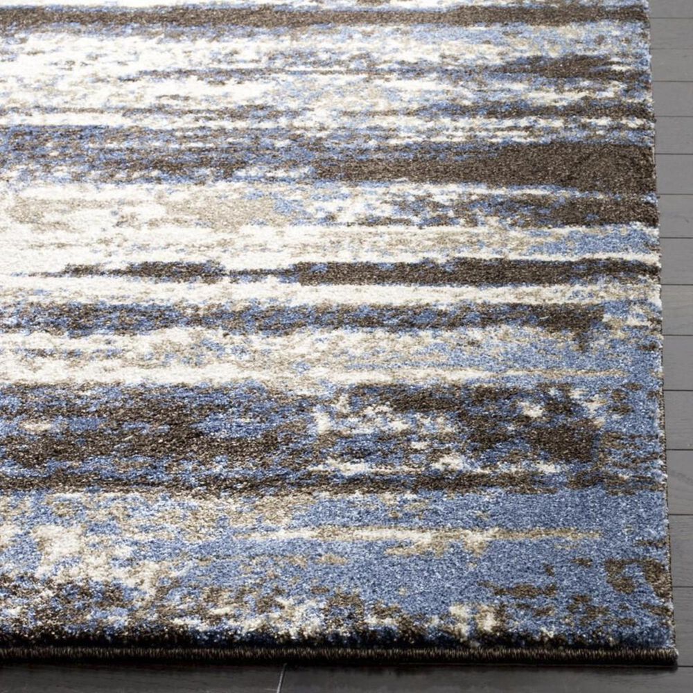 Safavieh Retro RET2138-1165 4&#39; Square Cream and Blue Area Rug, , large
