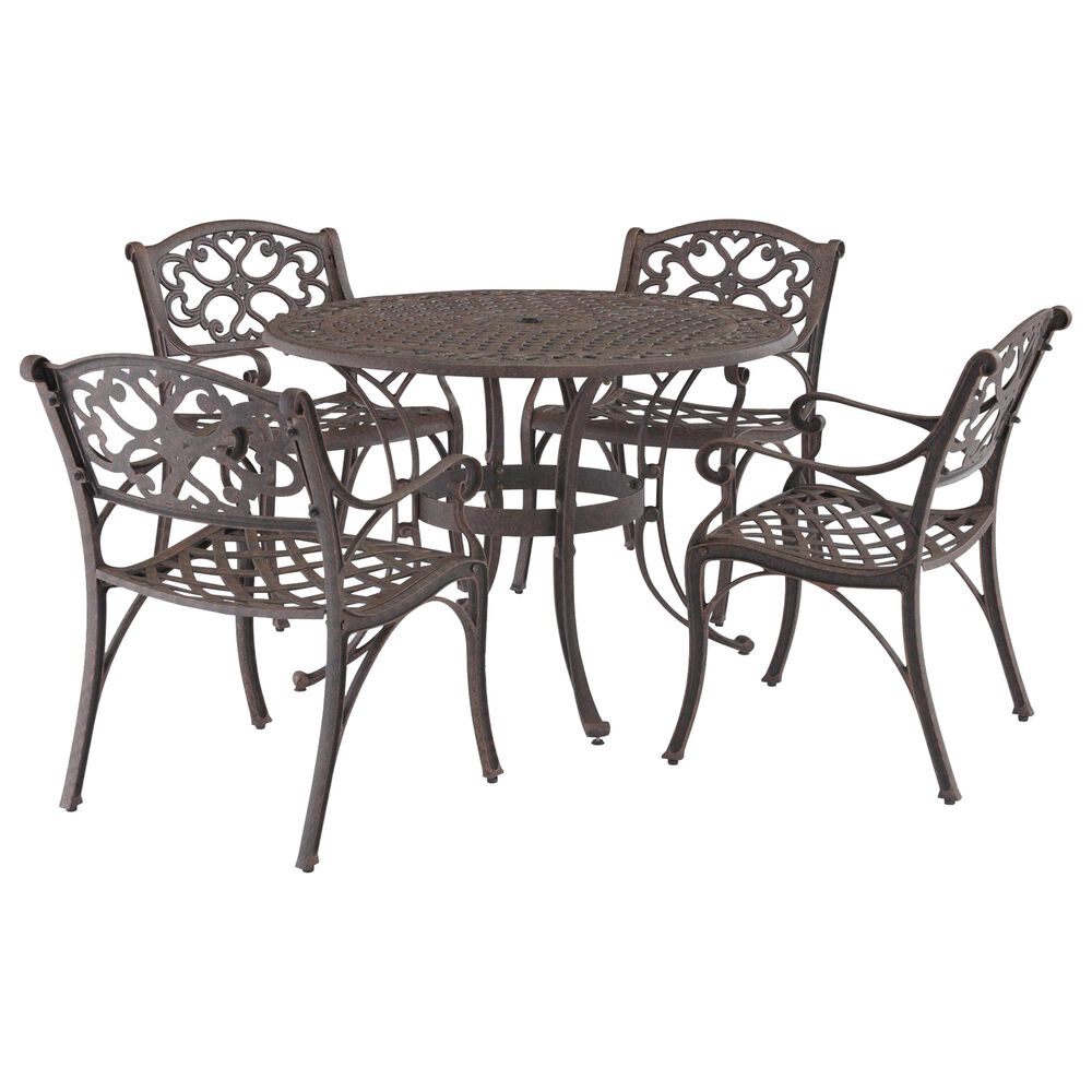 Homestyles Sanibel 5-Piece Dining Set without Cushions in Brown, , large