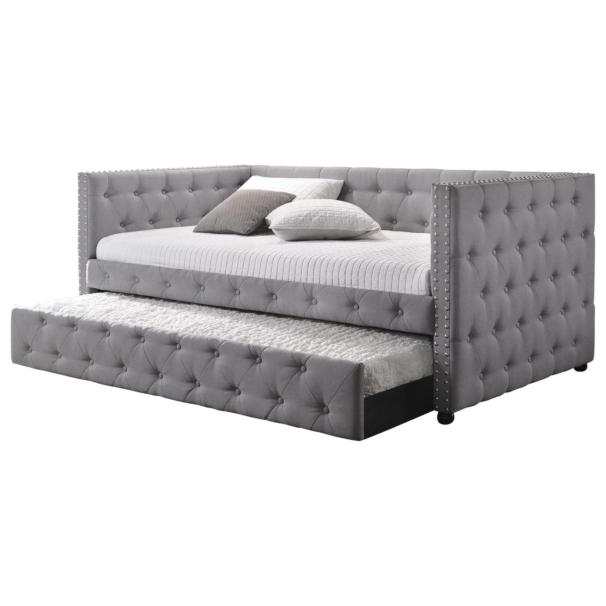 Pacific Landing Mockern Twin Daybed with Trundle in Grey NFM