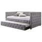 Pacific Landing Mockern Twin Daybed with Trundle in Grey, , large