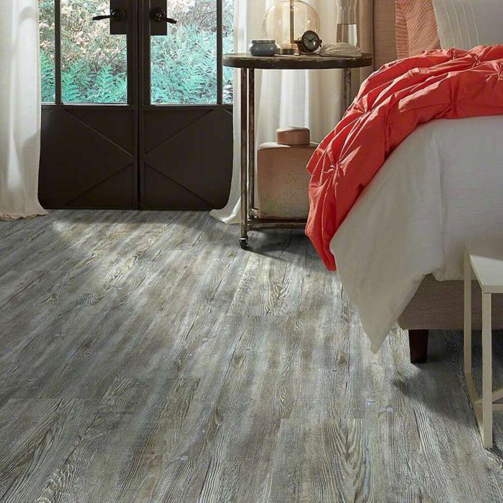 Shaw Cornerstone Plank Weathered Barnboard 7" x 48" Luxury Vinyl Plank, , large