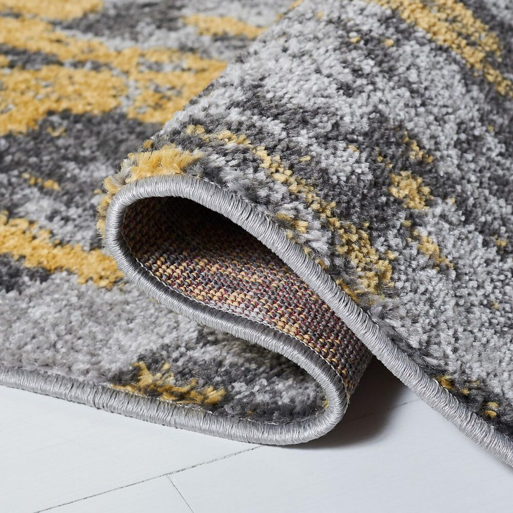 Safavieh Adirondack ADR134H 10&#39; x 14&#39; Grey and Yellow Area Rug, , large