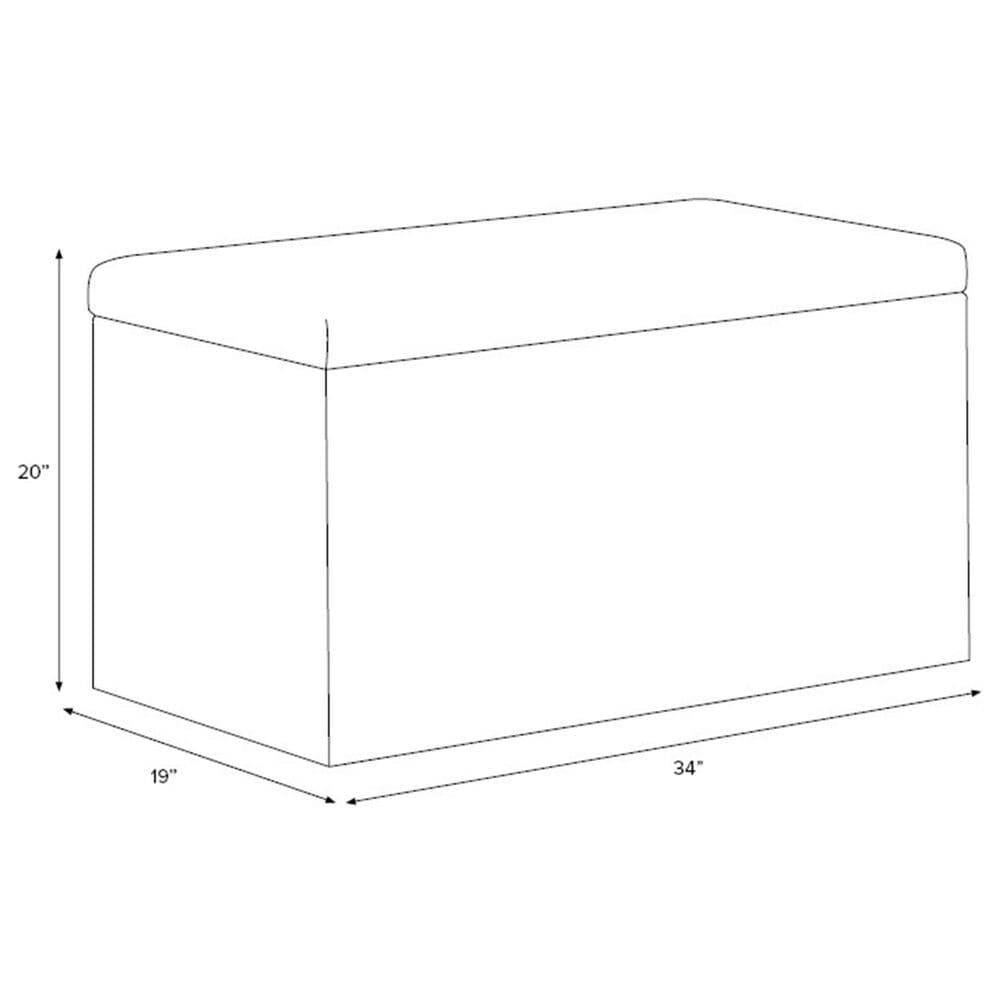 Rifle Paper Co Crafted by Cloth &amp; Company Willie Storage Bench in Merida Multi, , large