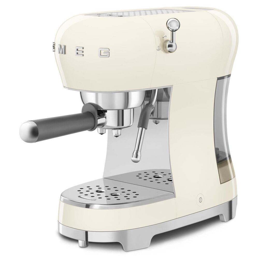 Smeg Espresso Manual Coffee Machine in Cream, , large
