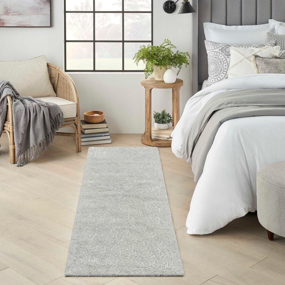 Nourison Ma30 Star 2&#39;3&quot; x 8&#39; Light Blue Runner, , large
