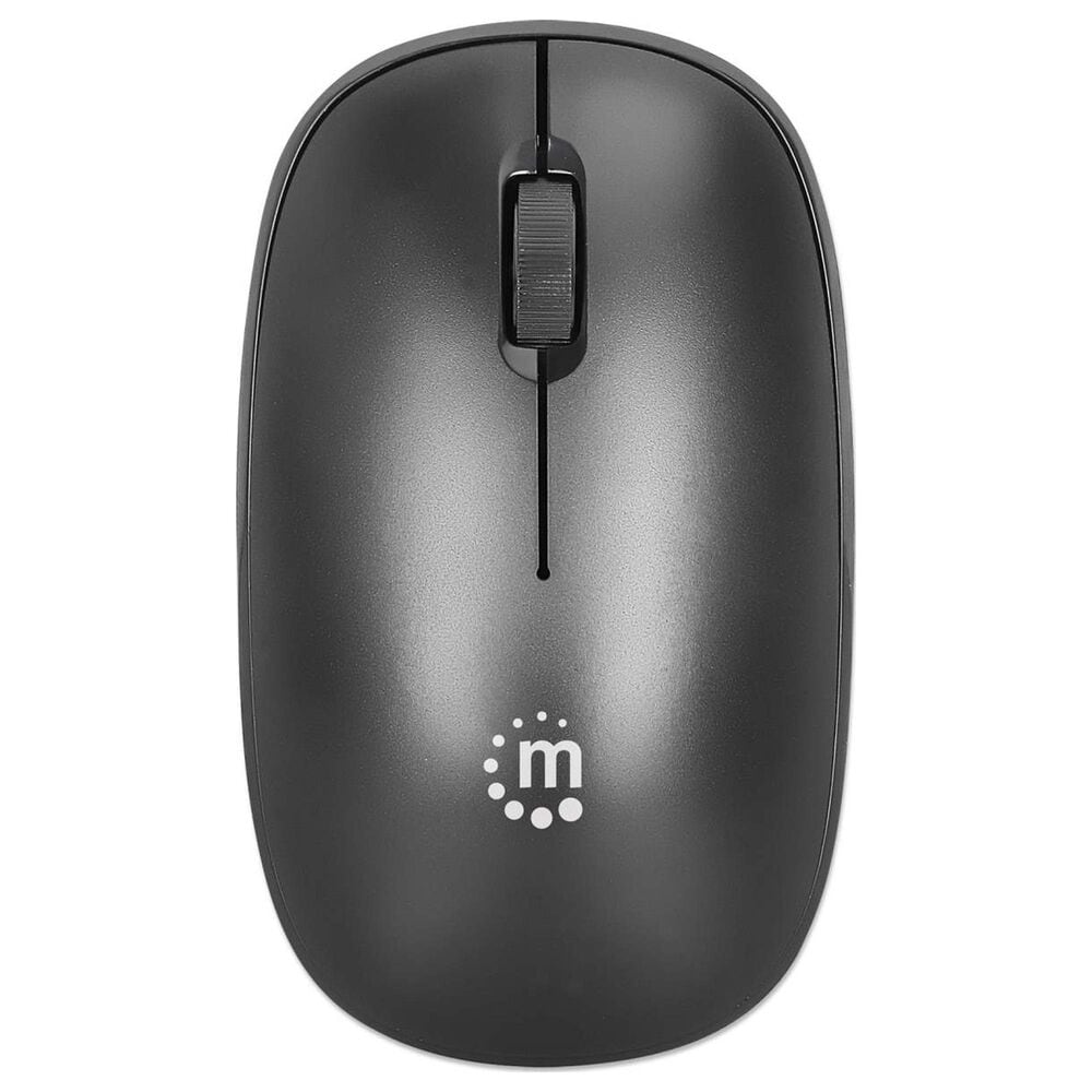 Manhattan MW3050 Wireless Optical USB Mouse in Black, , large