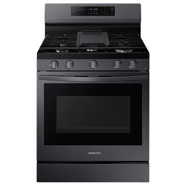 Samsung 6 Cu. Ft. Freestanding Gas Range with No-Preheat Air Fry and Convection+ in Black Stainless Steel, , large