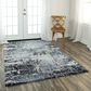 RIZZY Elite 9" x 12" Gray, Denim and Charcoal Area Rug, , large
