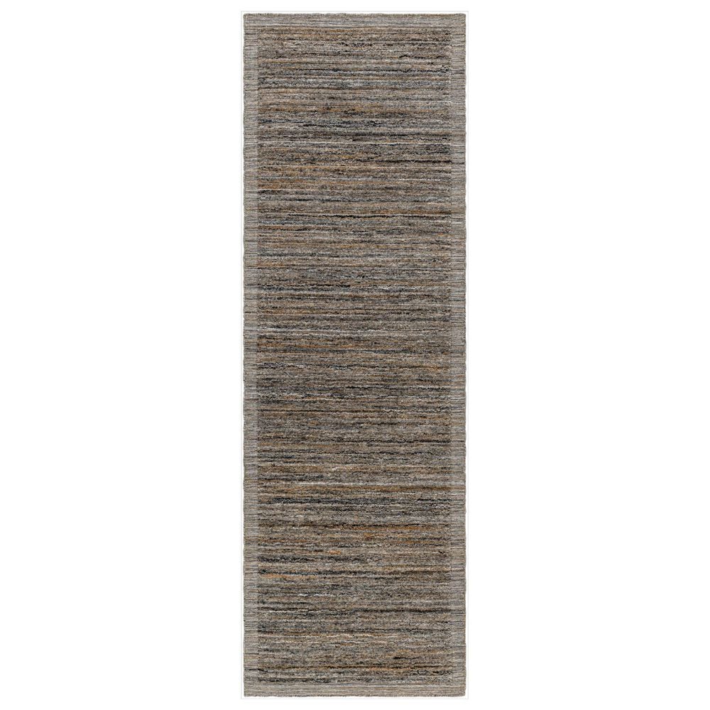 Surya Yasmin 2"6" x 8" Brown, Gray, Black and Taupe Runner, , large