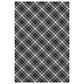 Dalyn Rug Company Soft Essentials Plaid Black 8" x 10" Indoor/Outdoor Area Rug, , large