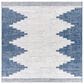 Surya Eagean EAG-2355 Dark Blue, Off-White, Navy and Pale Blue 6"7" Square Indoor/Outdoor Area Rug, , large