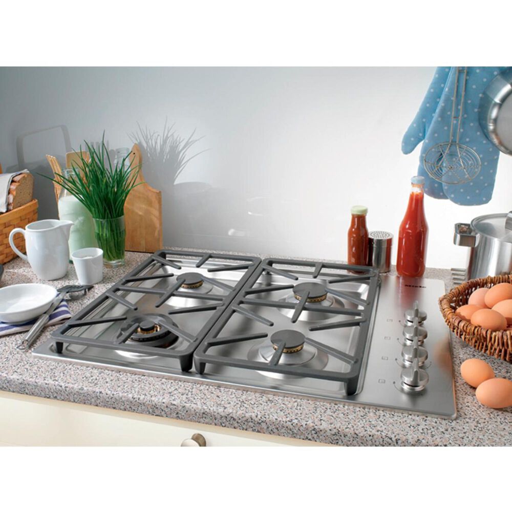 Miele 30&quot; Stainless Steel Gas Cooktop, , large