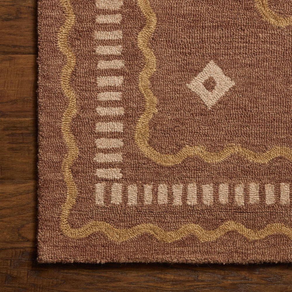 Chris Loves Julia x Loloi Alfie Clay and Spice 2'6" x 9'9" Runner, , large