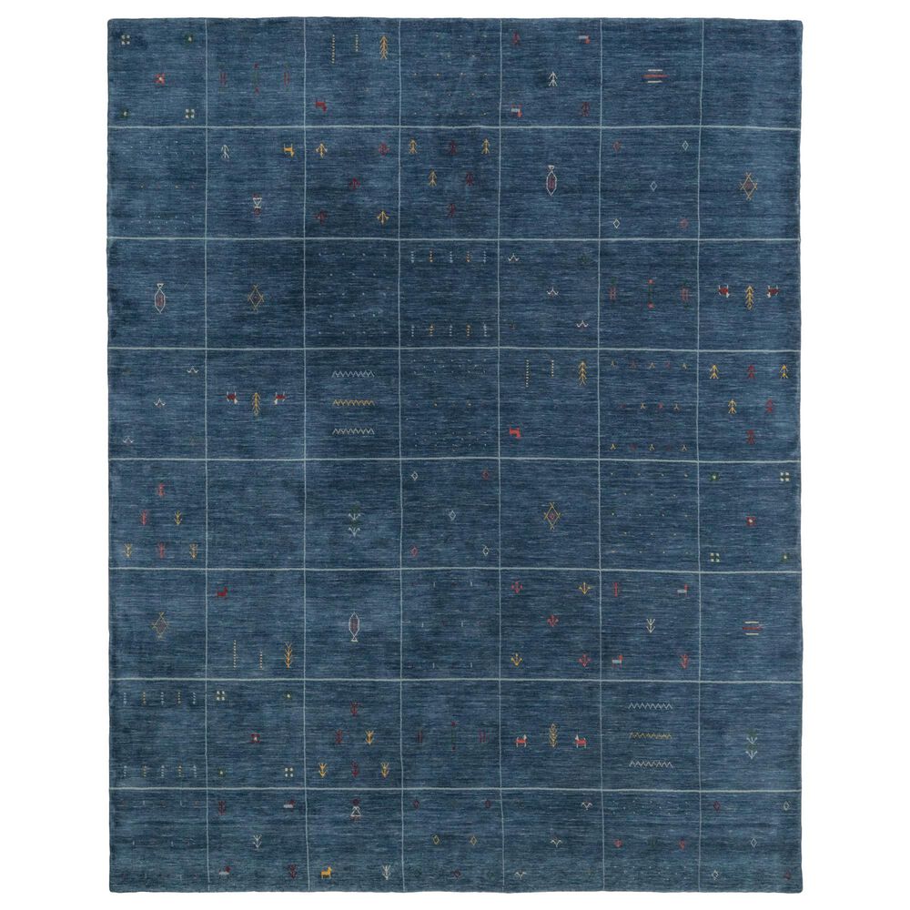 Capel Zagros 3493RS03000500450 3" 0" x 5" 0" Cobalt Blue Area Rug, , large