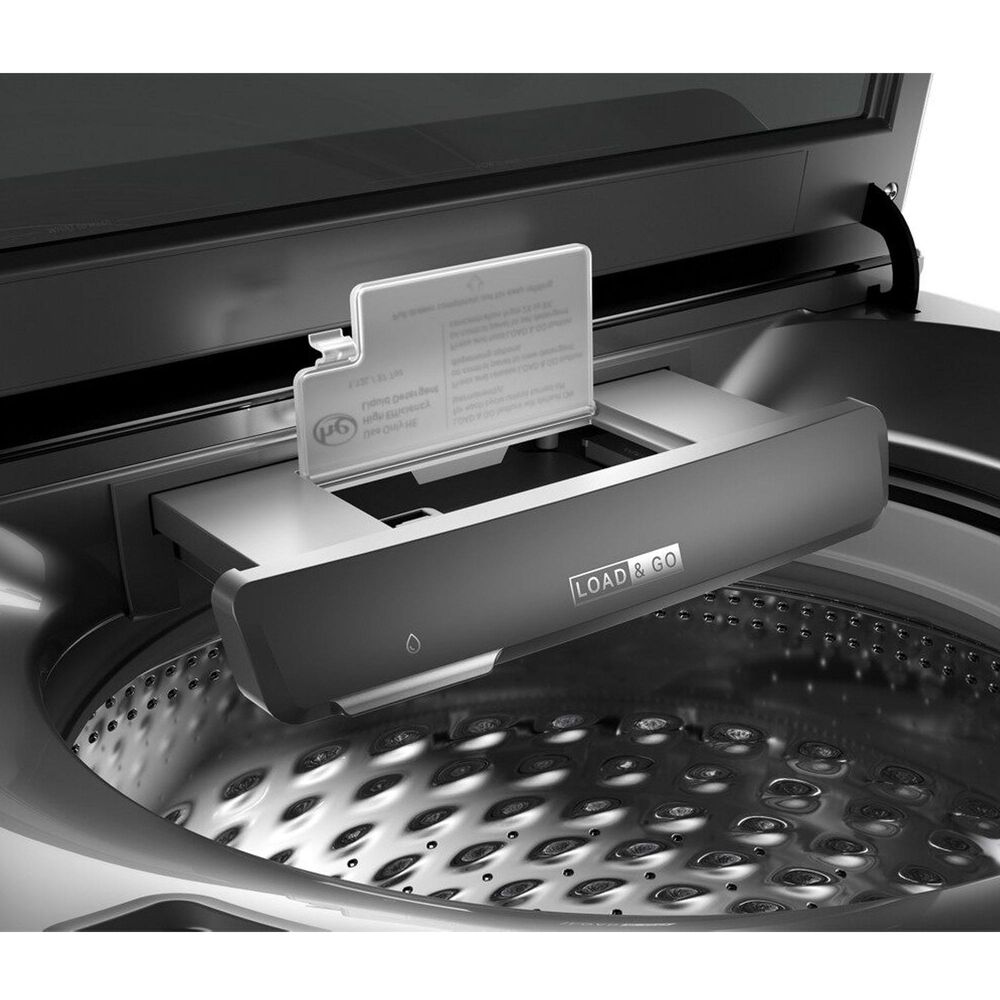 Whirlpool 5.3 Cu. Ft. Top Load Washer with 2-in-1 Removable Agitator in Chrome Shadow, , large