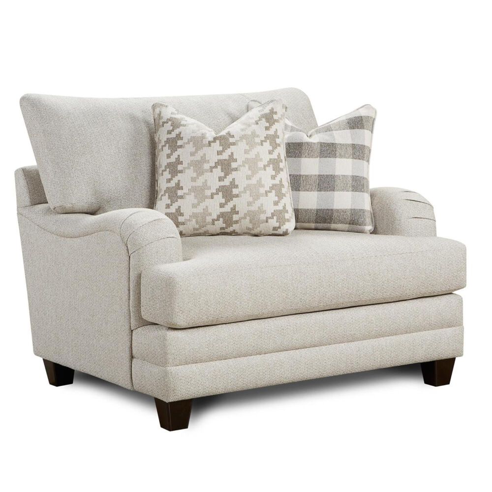 Xenia Chair and a Half in Basic Wool , , large