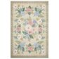 Rifle Paper Co. x Loloi Rosa 3"9" x 5"6" Cream Area Rug, , large