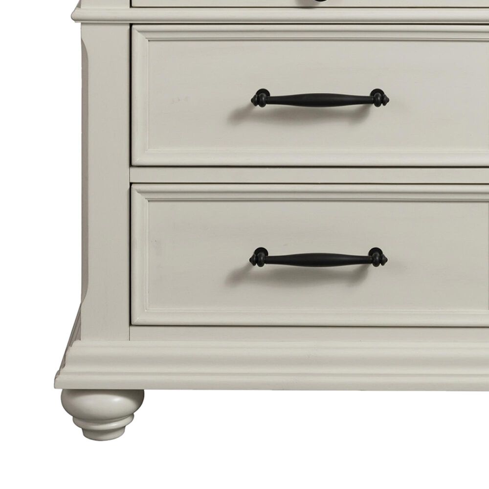Mayberry Hill Slater 4-Piece Queen Storage Bedroom Set in White, , large