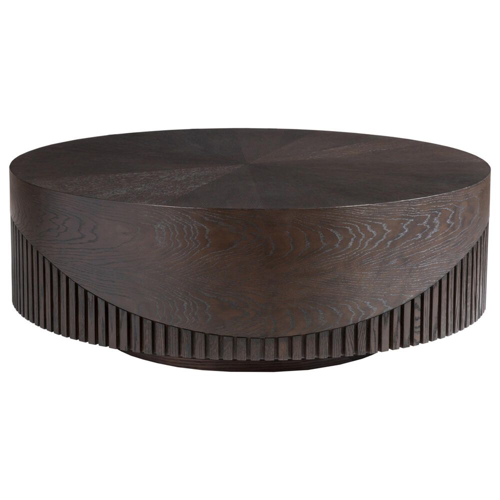 Artistica Metal Nightfall Round Cocktail Table in Mocha Brown, , large