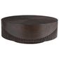 Artistica Metal Nightfall Round Cocktail Table in Mocha Brown, , large
