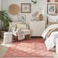 Nourison Easy Care 5" x 7" Coral and Orange Indoor/Outdoor Area Rug, , large