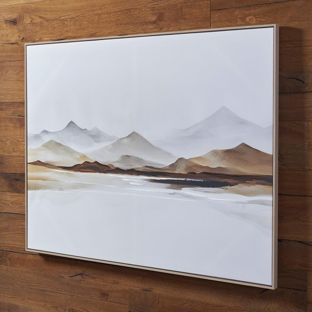 Ashley Karalen 50" x 40" Wall Art in White, Gray and Brown, , large