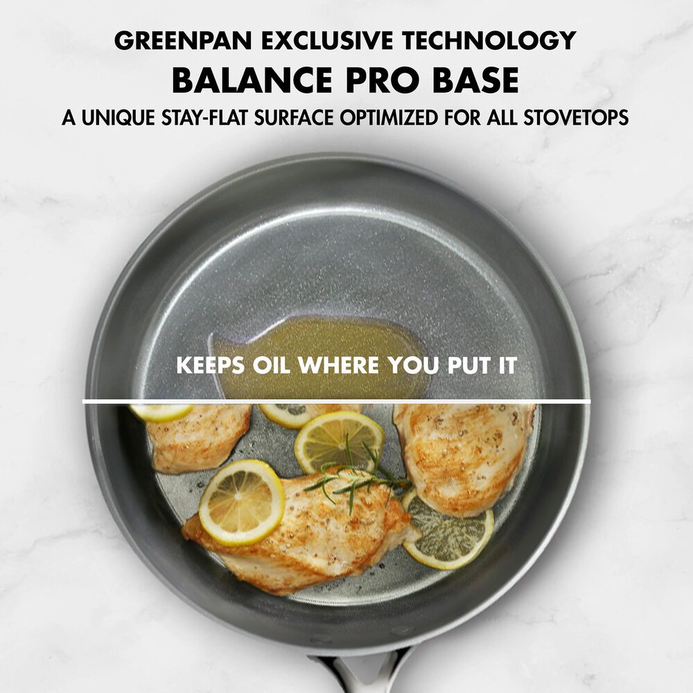 Green Pan GP5 Hard Anodized Color 9.5" and 11" Open Frypan Set in Oxford Blue, , large