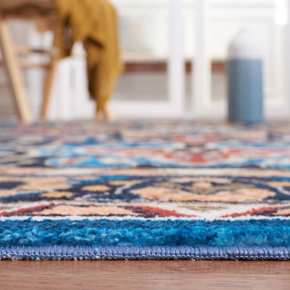 Safavieh Riviera 7&#39;9&quot; x 10&#39; Blue and Black Area Rug, , large