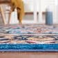 Safavieh Riviera 7"9" x 10" Blue and Black Area Rug, , large