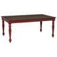 Linon Home Decor Trimble Dining Table in Red, , large