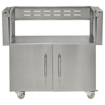 Coyote Outdoor 36" Charcoal Grill Cart in Stainless Steel, , large